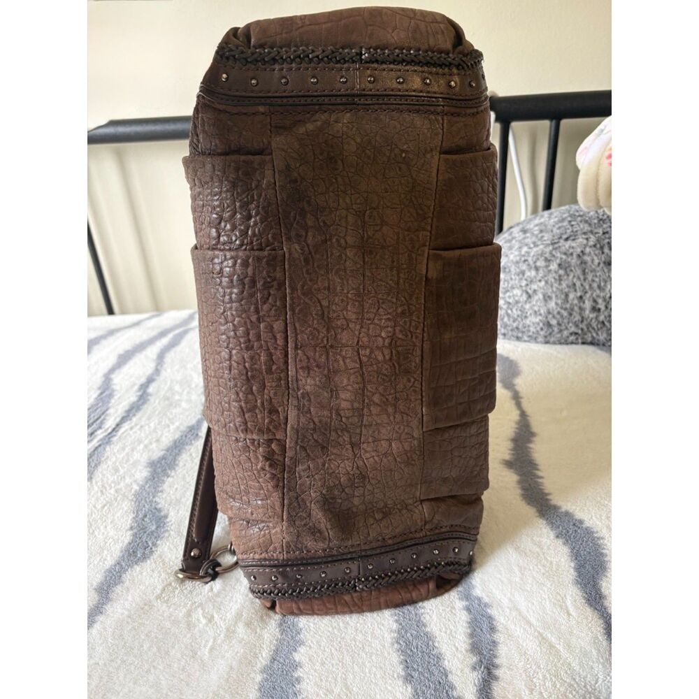 Coach 70th Anniversary Embossed Buffalo Caroline Dowel Satchel, Style #18661 - Picture 11 of 12